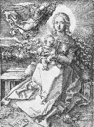 Albrecht Durer Madonna Crowned by an Angel oil